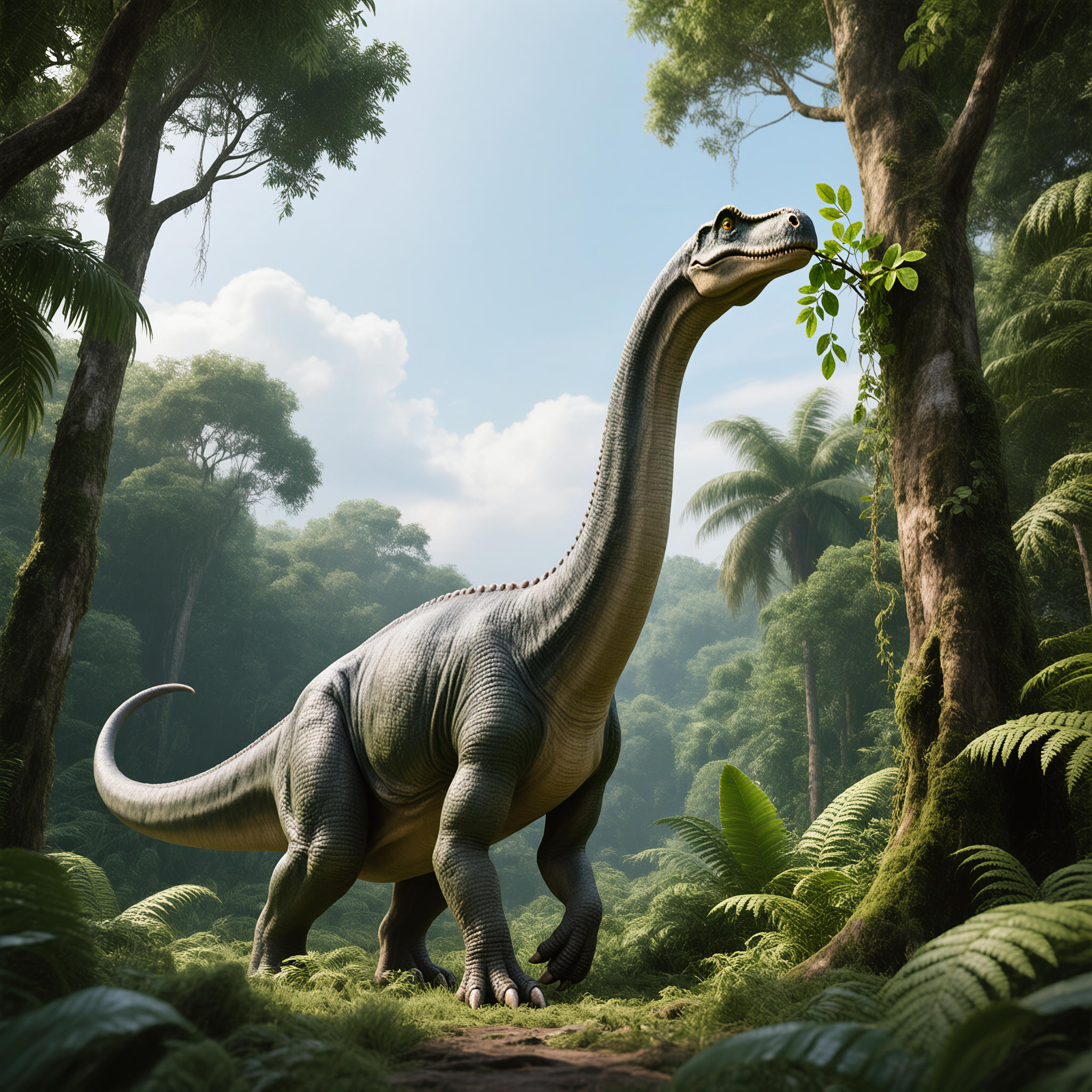 Brachiosaurus long-neck dinosaur