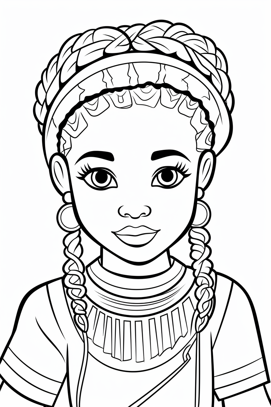 Animal coloring page sample