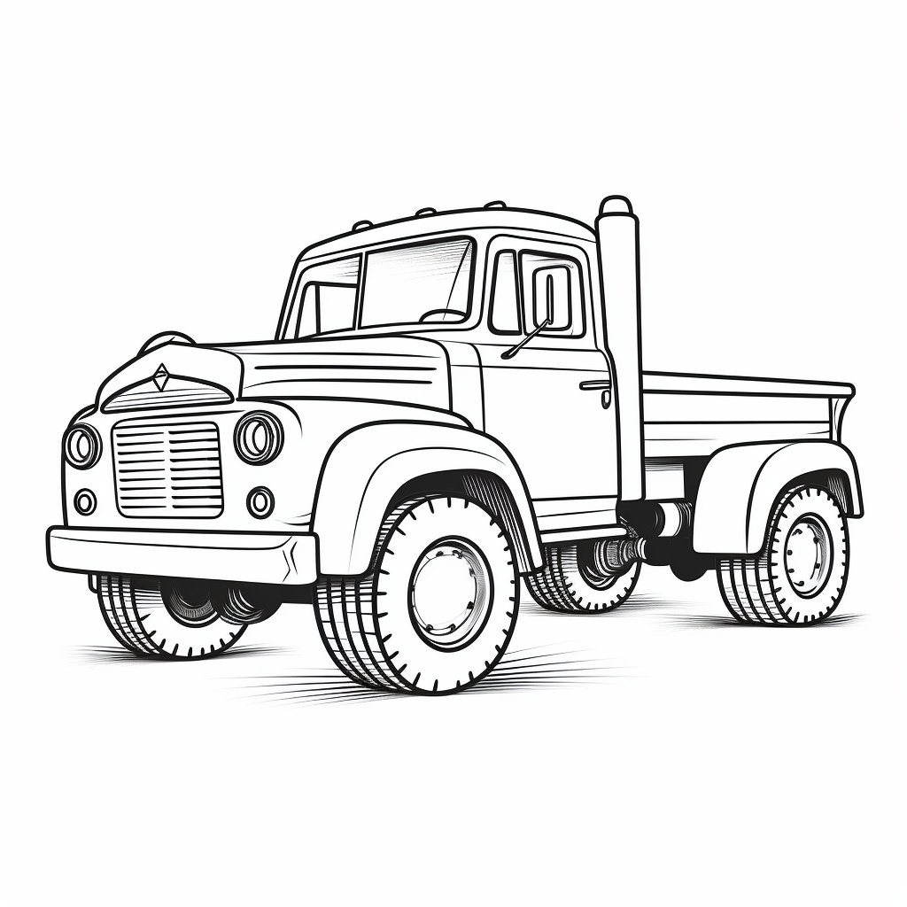 Robot coloring page sample