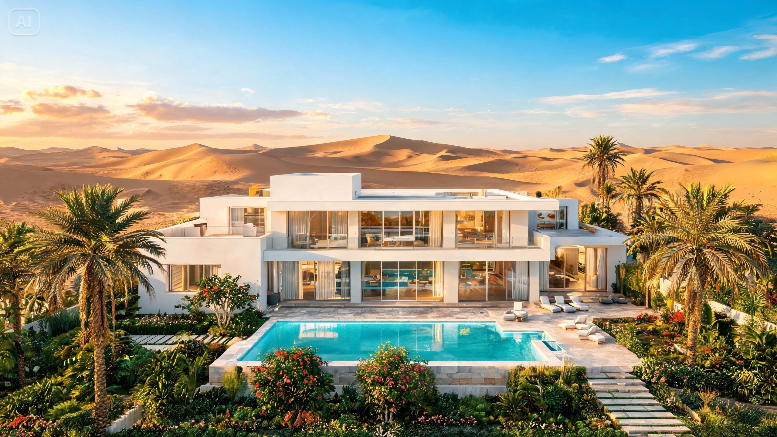 Demo villa property card for real estate agency website